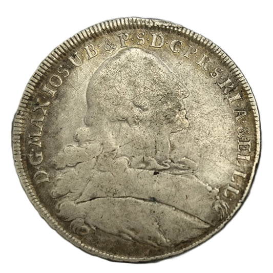 Maximillian III Joseph Bavaria 1759 German States Silver Thaler Coin
