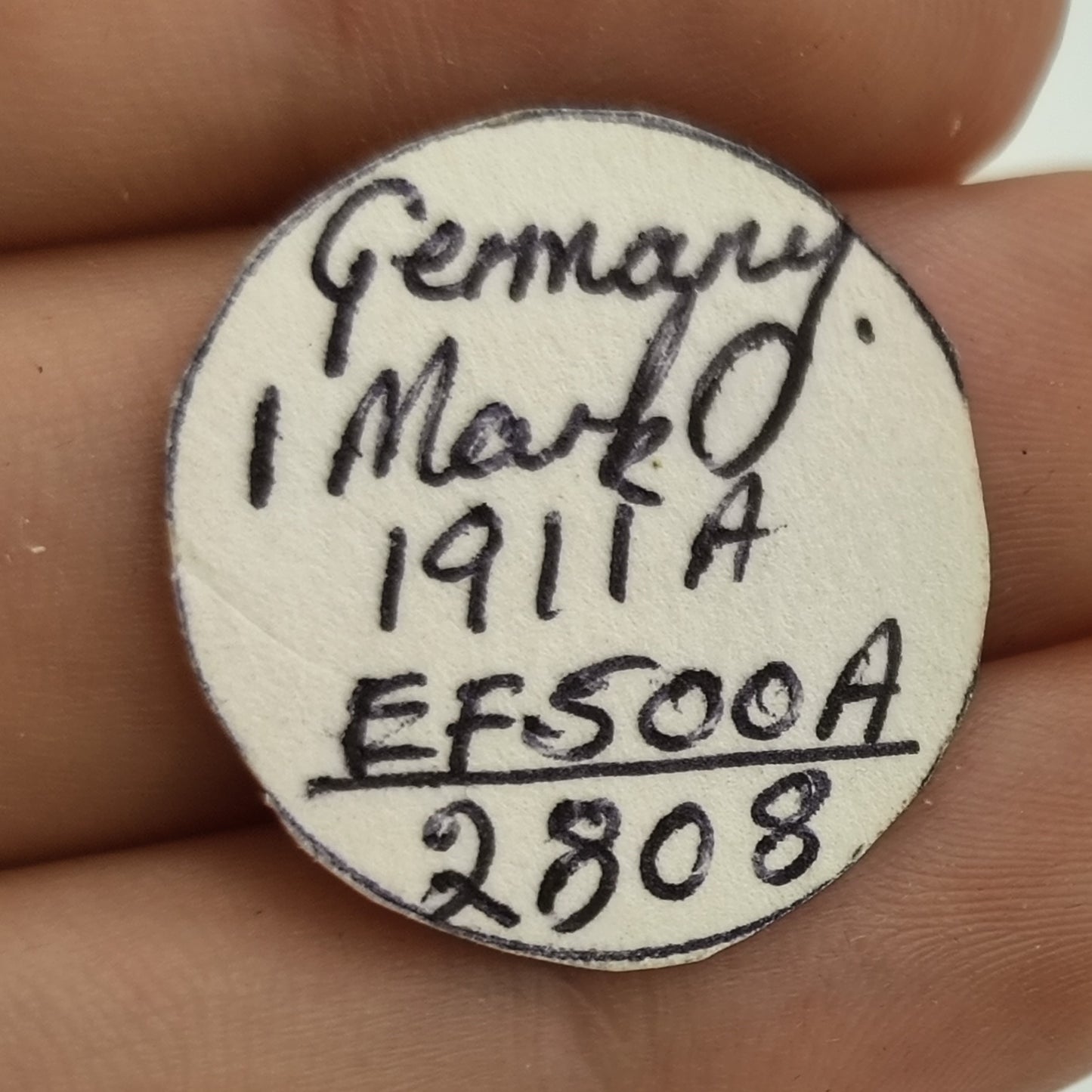 Germany 1911 Silver 1 Mark Deutsches Reich Coin - High Grade