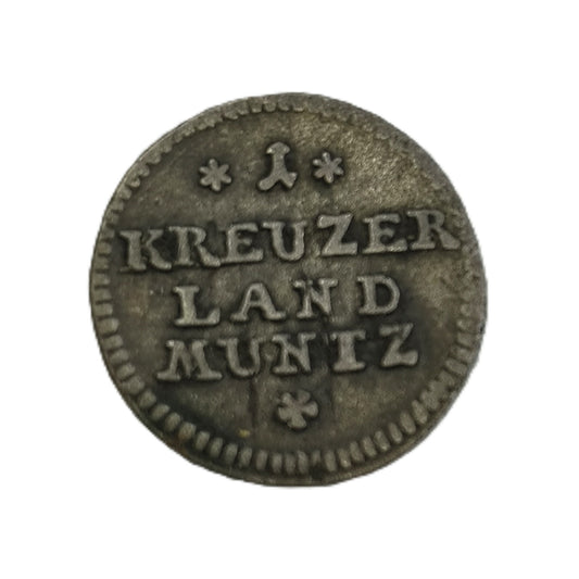 Rare 1784 Germany Saxe Hildburghausen 1 Kreuzer