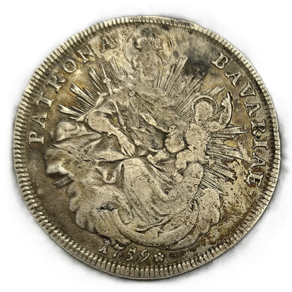 Maximillian III Joseph Bavaria 1759 German States Silver Thaler Coin
