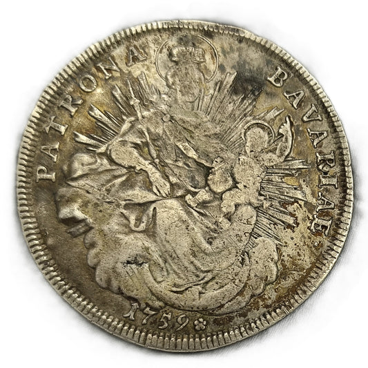 Maximillian III Joseph Bavaria 1759 German States Silver Thaler Coin