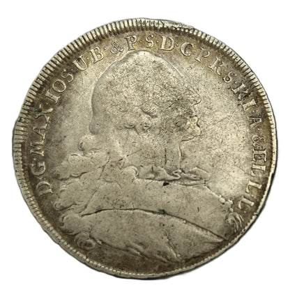 Maximillian III Joseph Bavaria 1759 German States Silver Thaler Coin